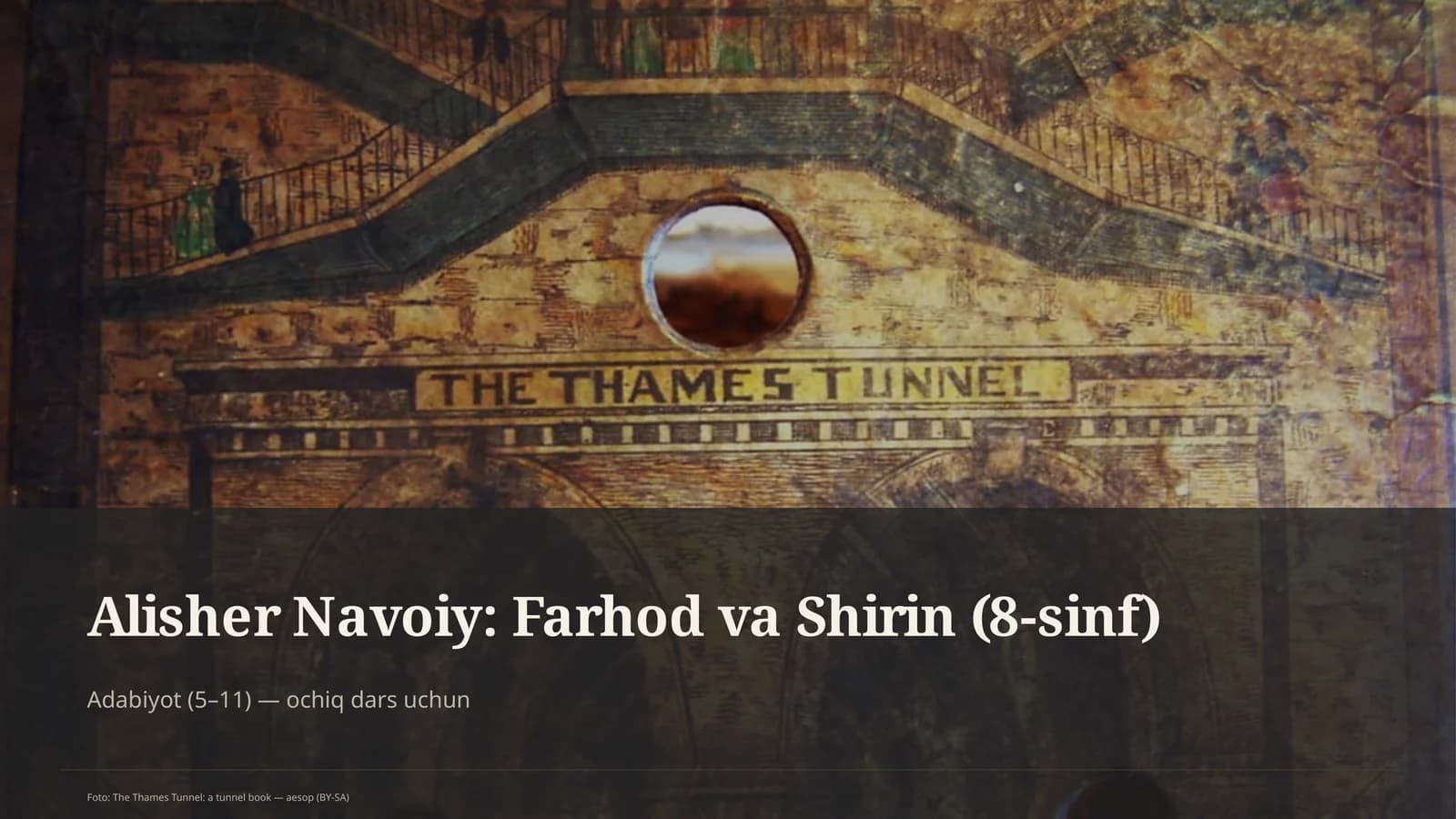 Alisher Navoiy: Farhod va Shirin (8-sinf)
