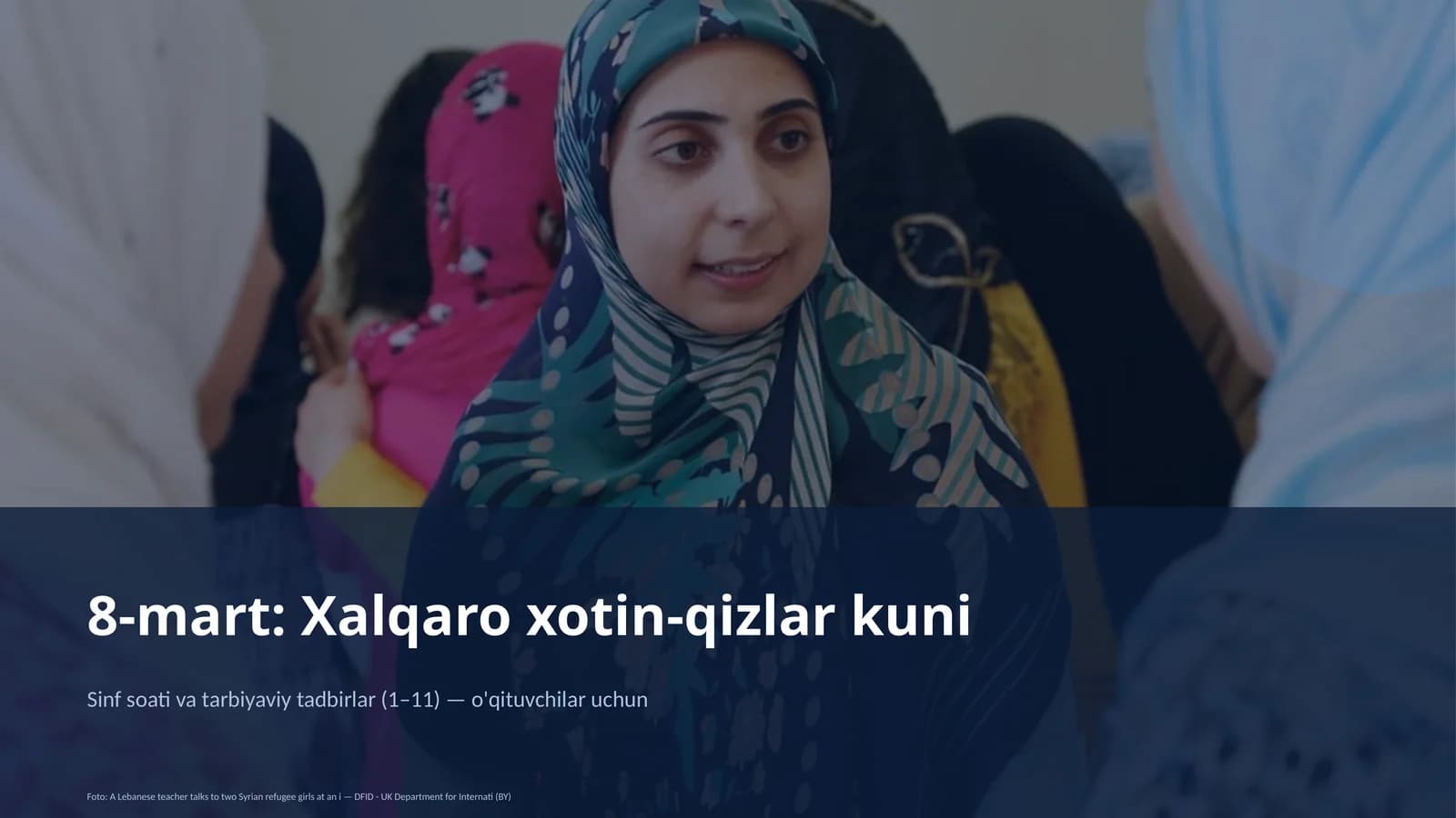 Sinf soati va tarbiyaviy tadbirlar (1–11) — o'qituvchilar uchun