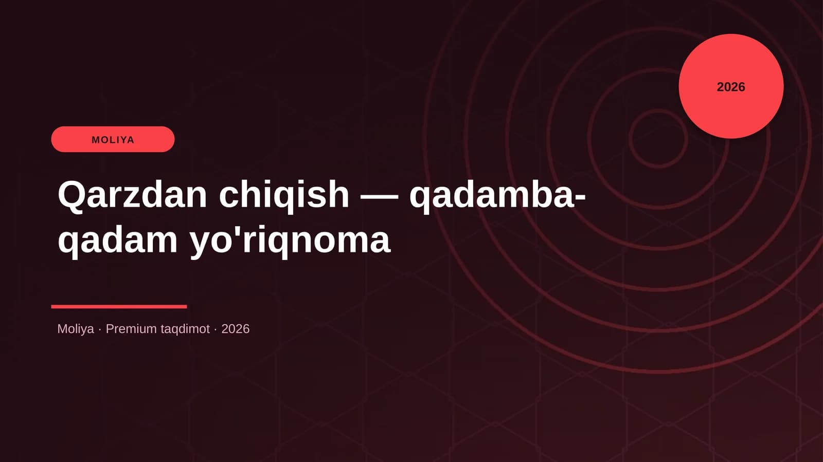 Qarzdan chiqish — qadamba-qadam yo'riqnoma