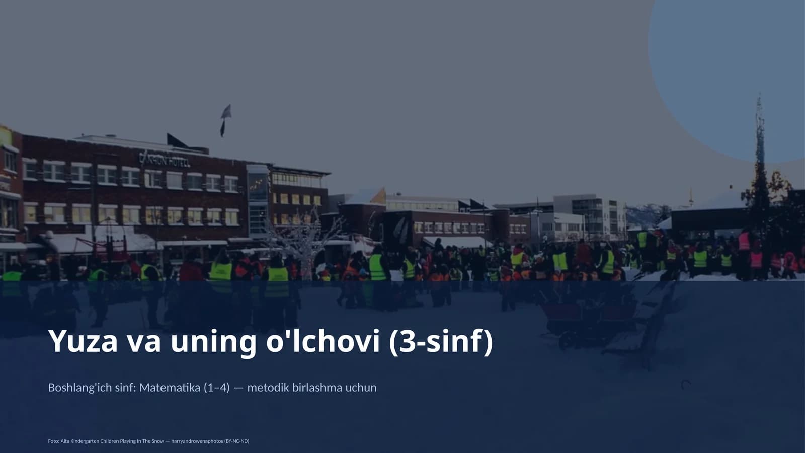 Yuza va uning o'lchovi (3-sinf)