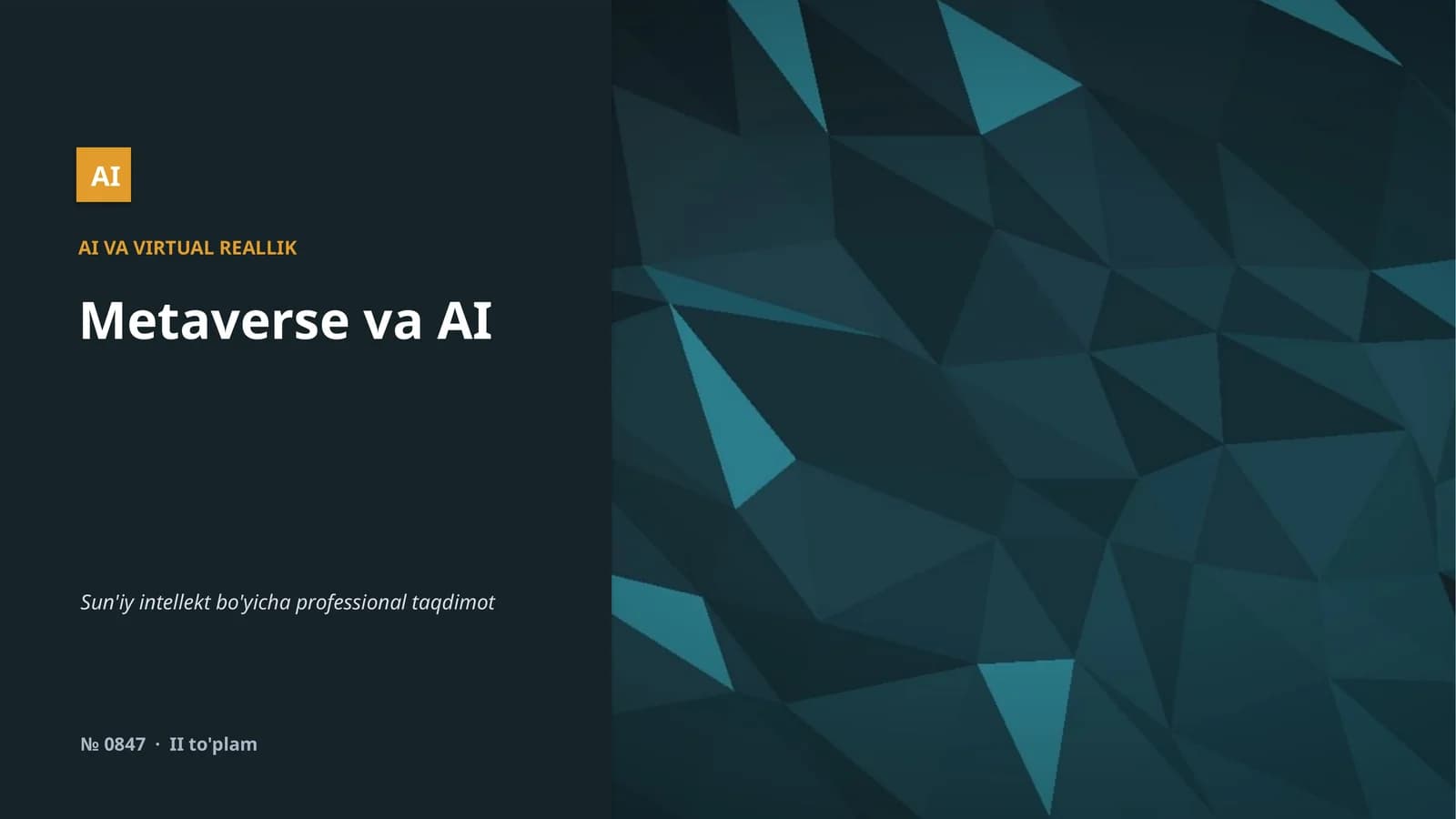 AI VA VIRTUAL REALLIK