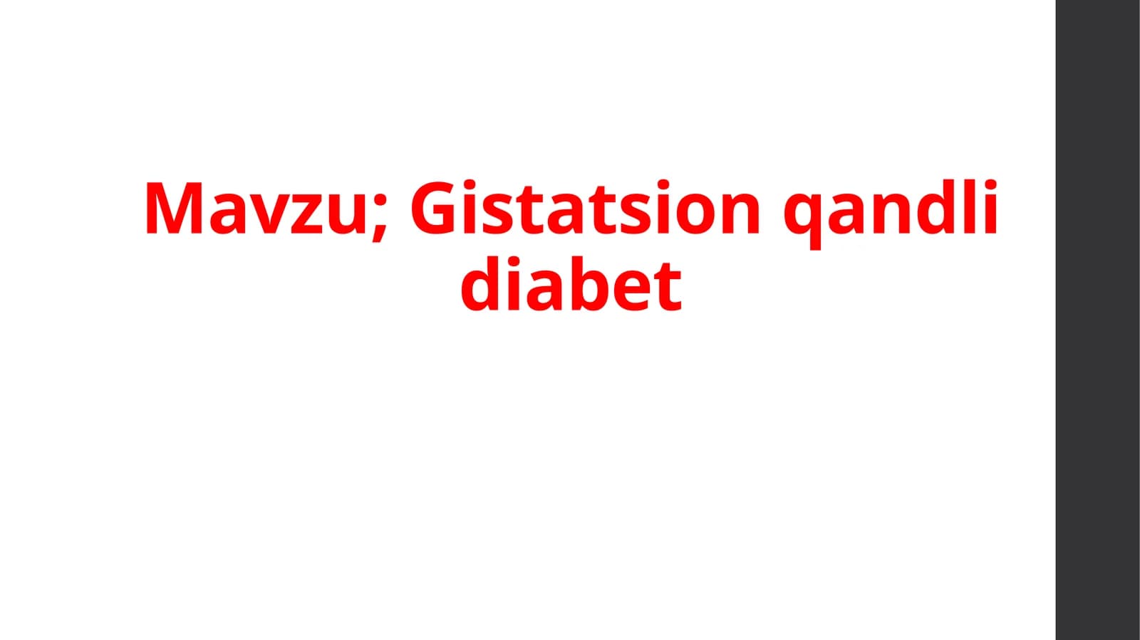Gestatsionqandlidiabet