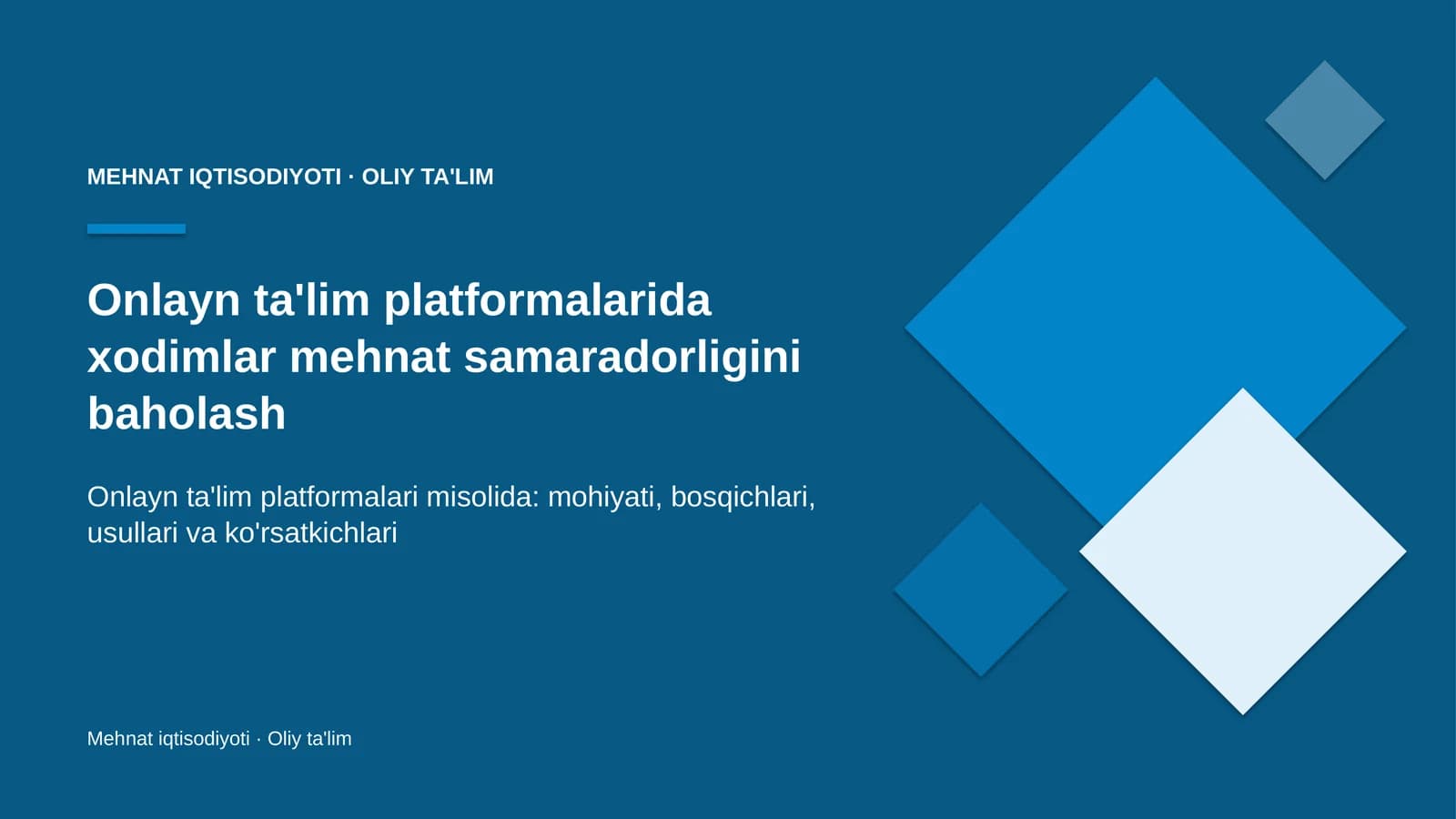 onlayn ta'lim platformalarida xodimlar mehnat samaradorligini baholash 3639