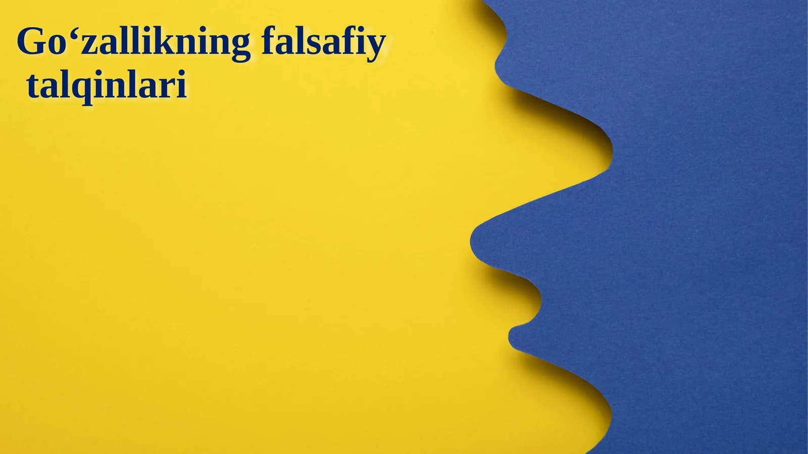 Go‘zallikning falsafiy talqinlari