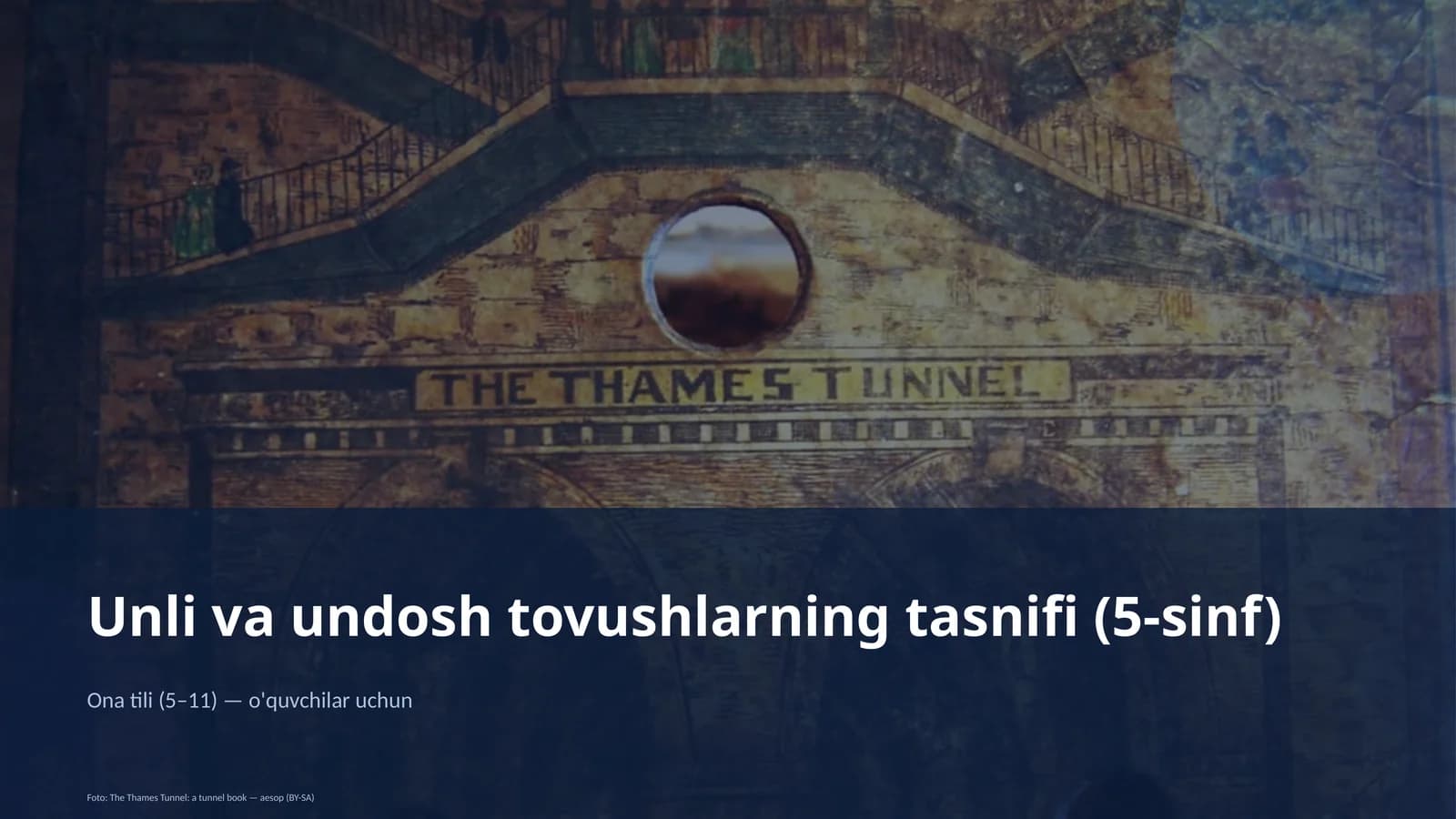 Unli va undosh tovushlarning tasnifi (5-sinf)