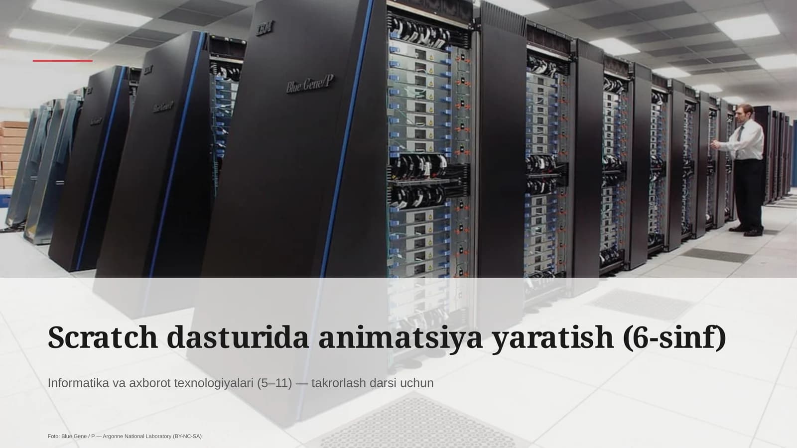 Scratch dasturida animatsiya yaratish (6-sinf)