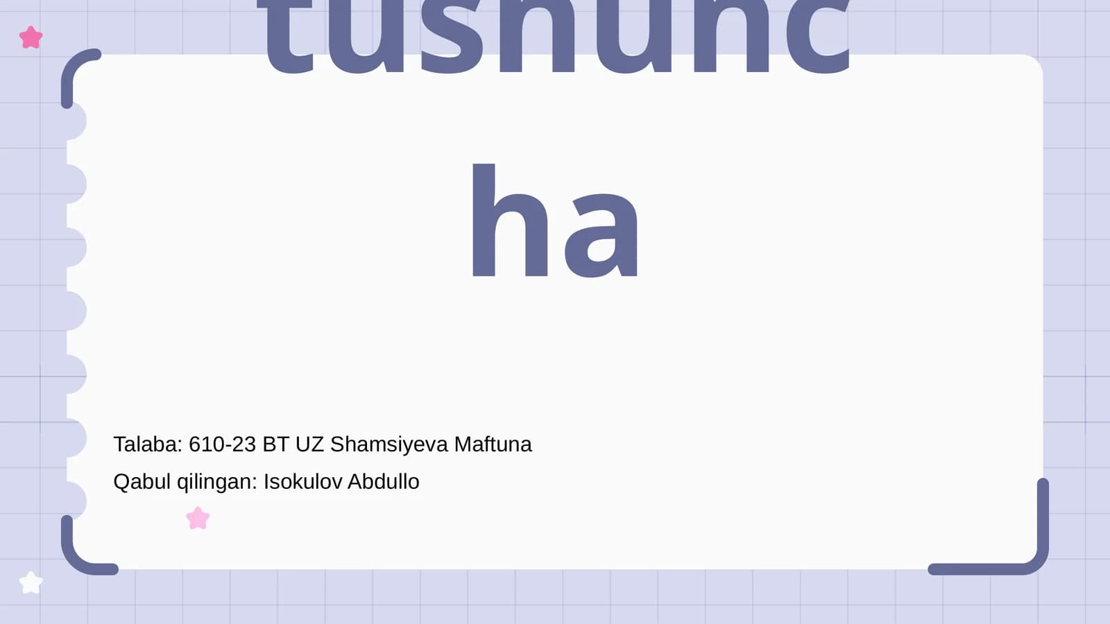 Morfema va morfemika haqida umumiy tushuncha