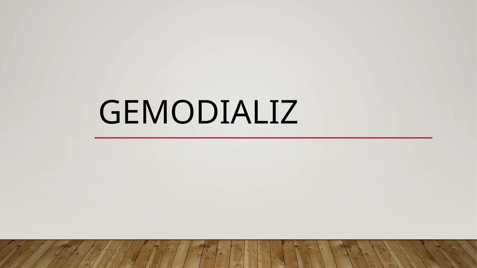 Gemodializ