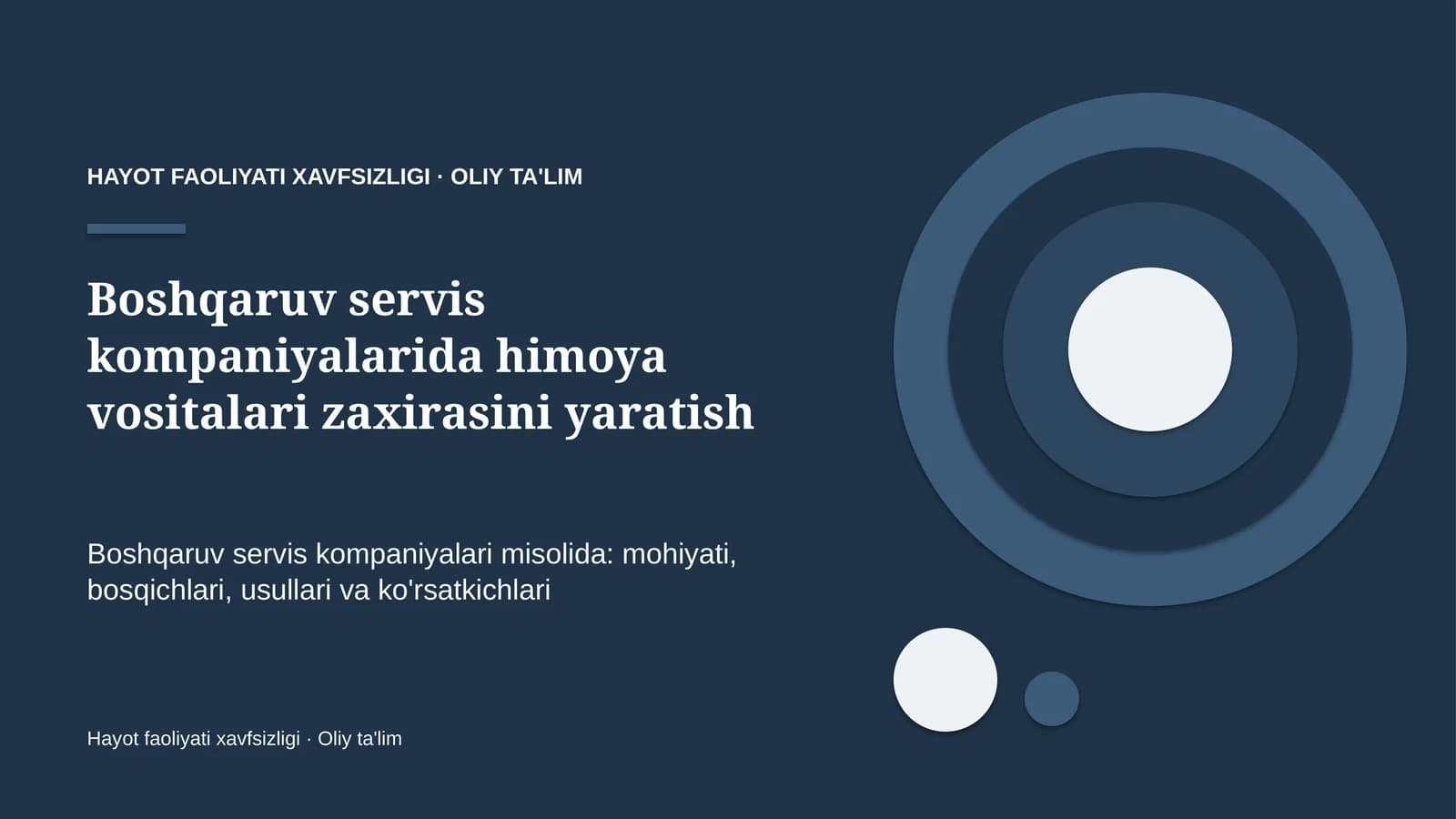 boshqaruv servis kompaniyalarida himoya vositalari zaxirasini yaratish 9586