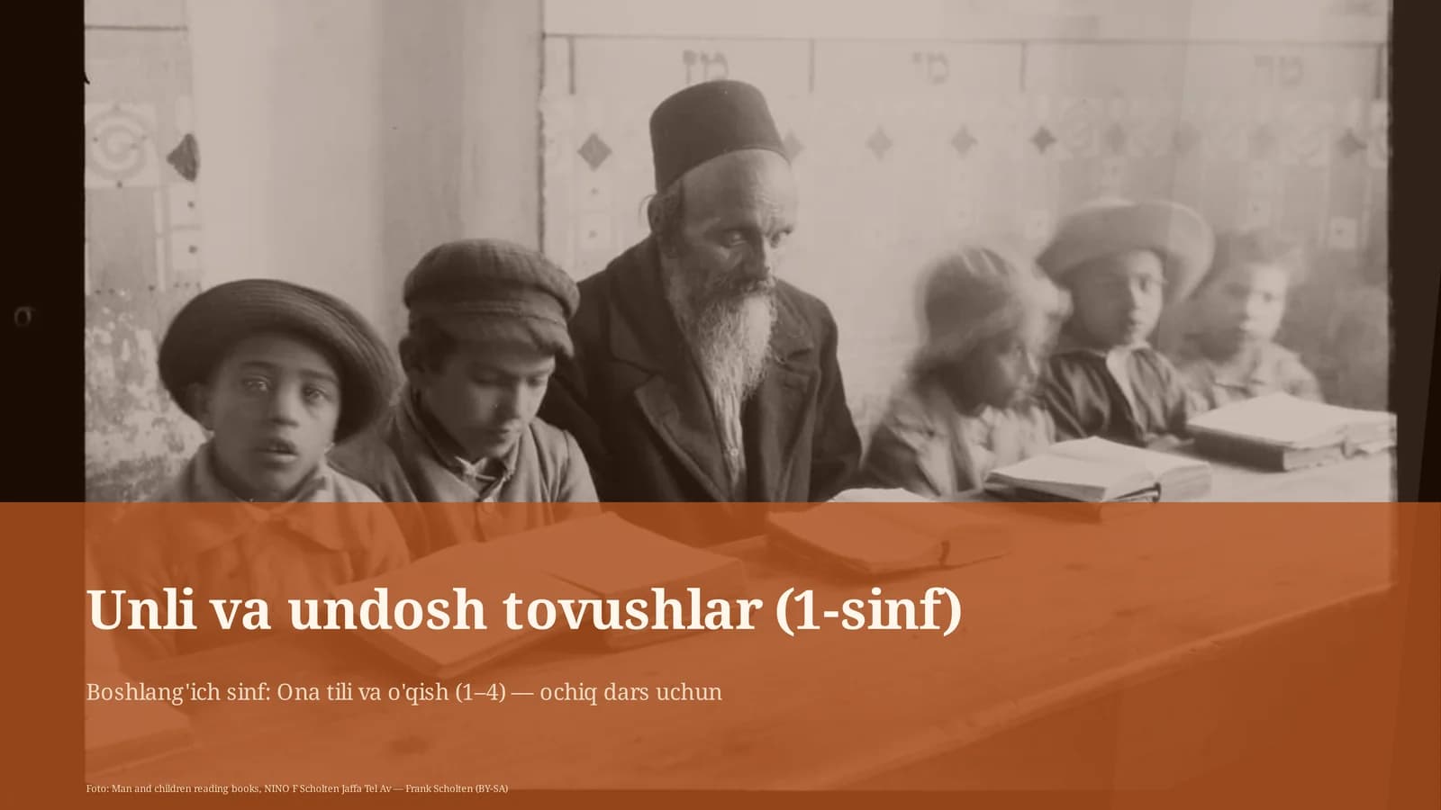 Ona tili va o'qish (1–4) — ochiq dars uchun