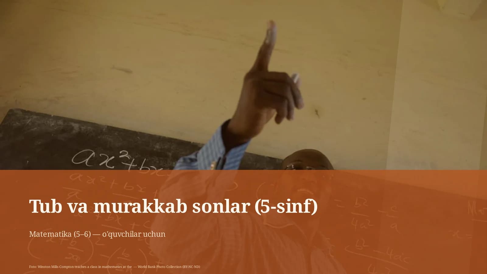 Tub va murakkab sonlar (5-sinf)