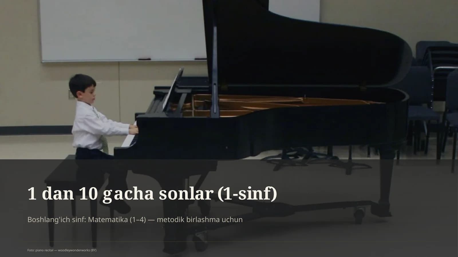 Boshlang'ich sinf: Matematika (1–4) — metodik birlashma uchun