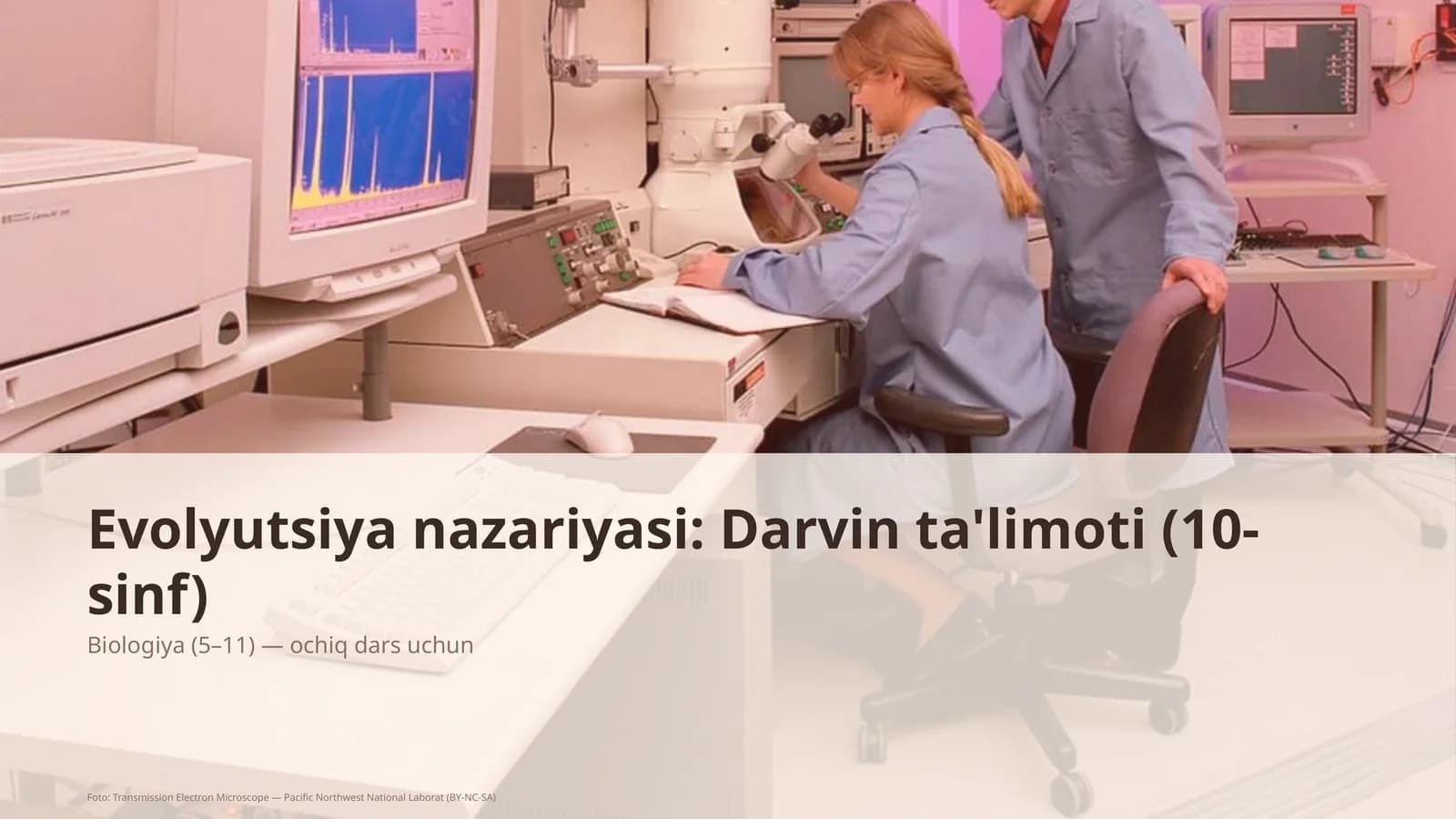 Evolyutsiya nazariyasi: Darvin ta'limoti (10-sinf)