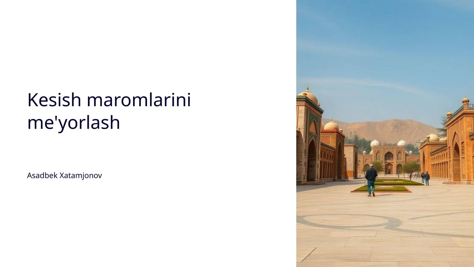 Kesish maromlarini me'yorlash