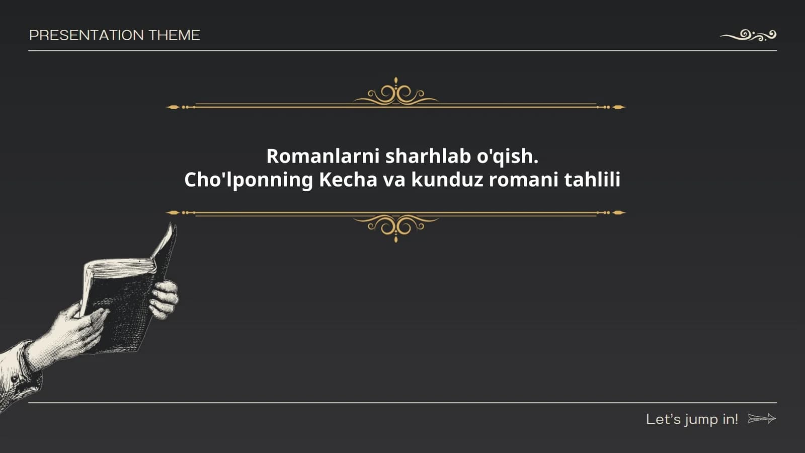 Cho'lponning Kecha va kunduz romani tahlili