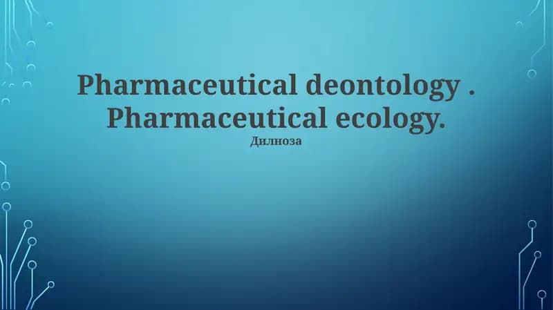 Sustainable Practices in Pharmaceutical Supply Chains