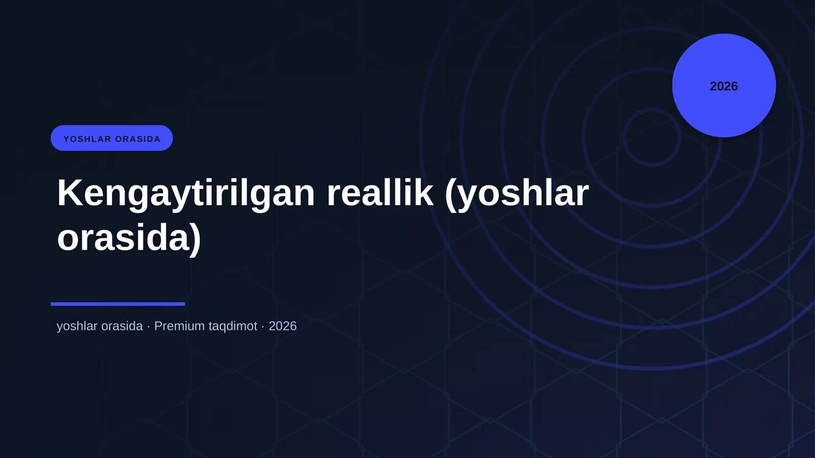 Kengaytirilgan reallik (yoshlar orasida)