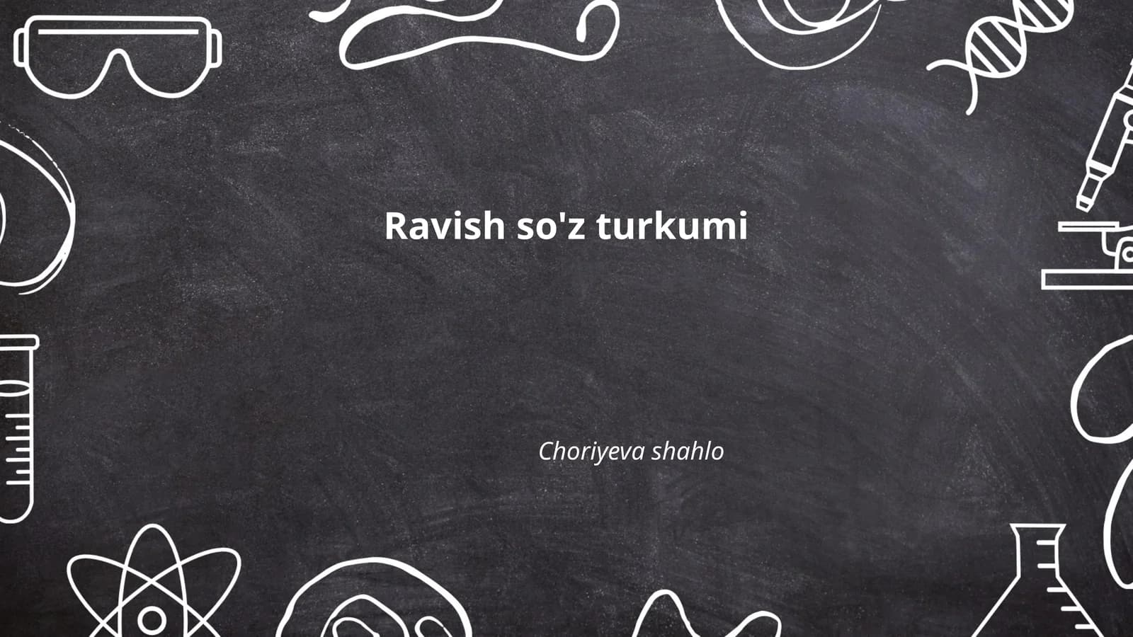 Ravish so'z turkumi