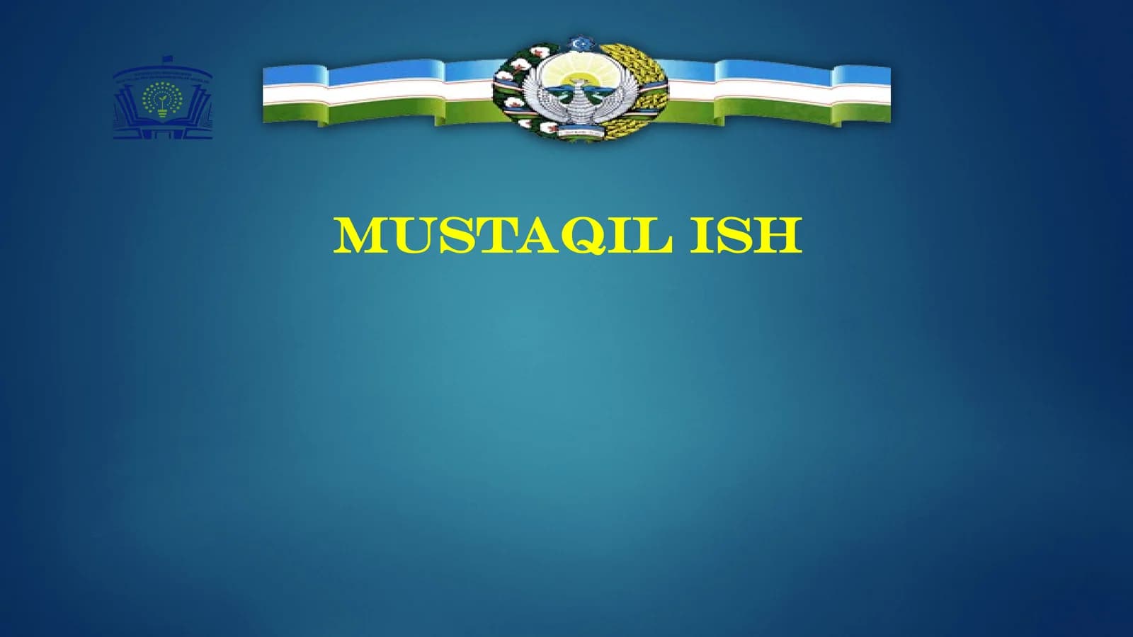 MUSTAQIL ISH REJA