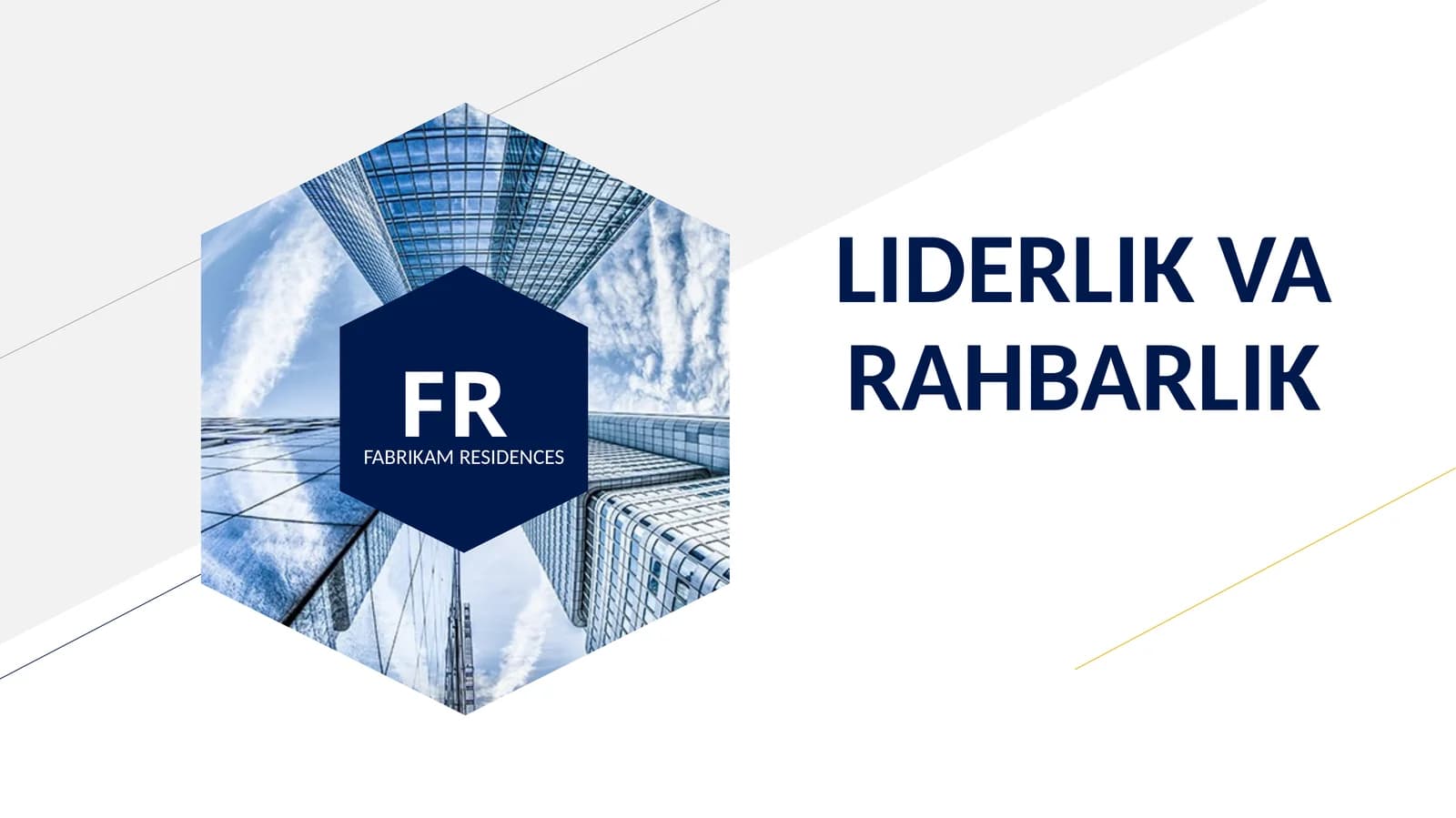 LIDERLIK VA RAHBARLIK