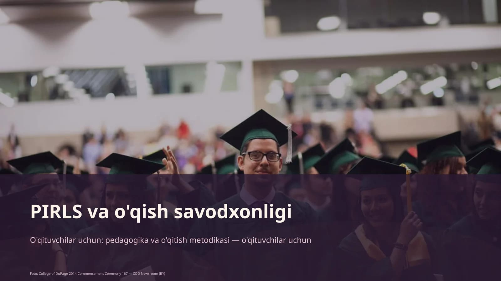 PIRLS va o'qish savodxonligi