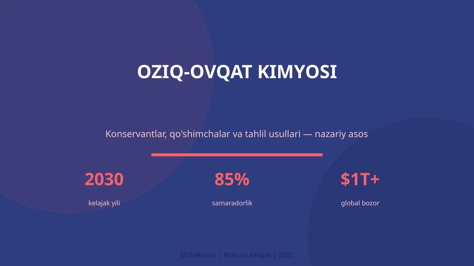 Oziq-ovqat kimyosi