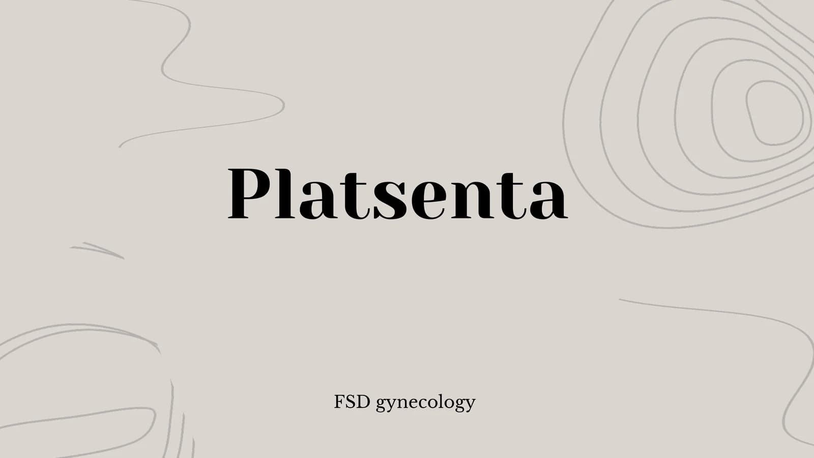 Platsenta