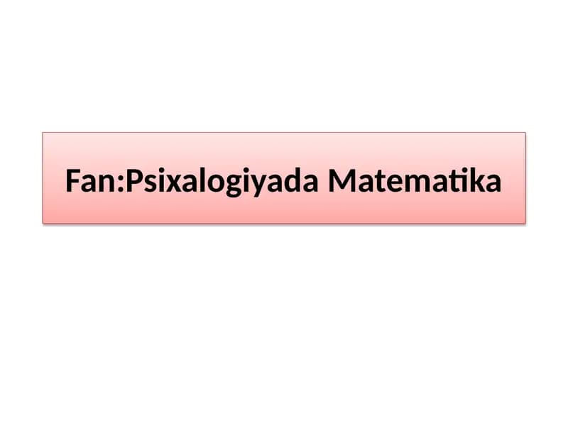 Mavzu:Turli matematik dasturlar yordamida berilgan funksiya grafiklarini analitik chizish