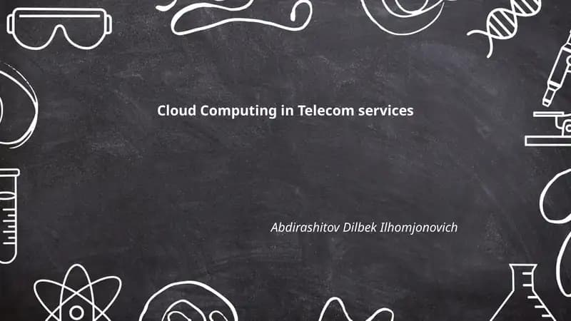 Cloud Computing in Telecom services