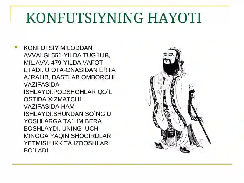 Konfutsiyni hayoti