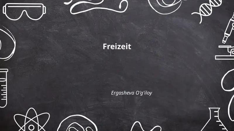 Freizeit Ergasheva O'g'iloy