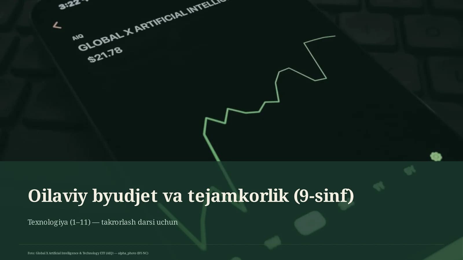 Oilaviy byudjet va tejamkorlik (9-sinf)