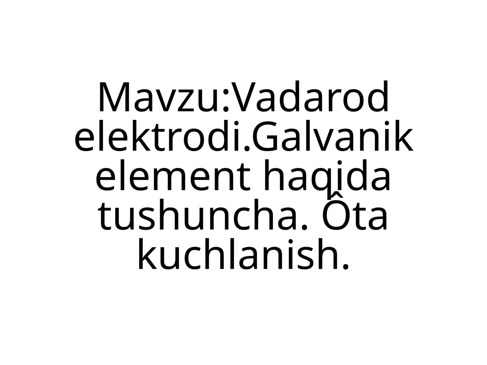 Vadarod elektrodi