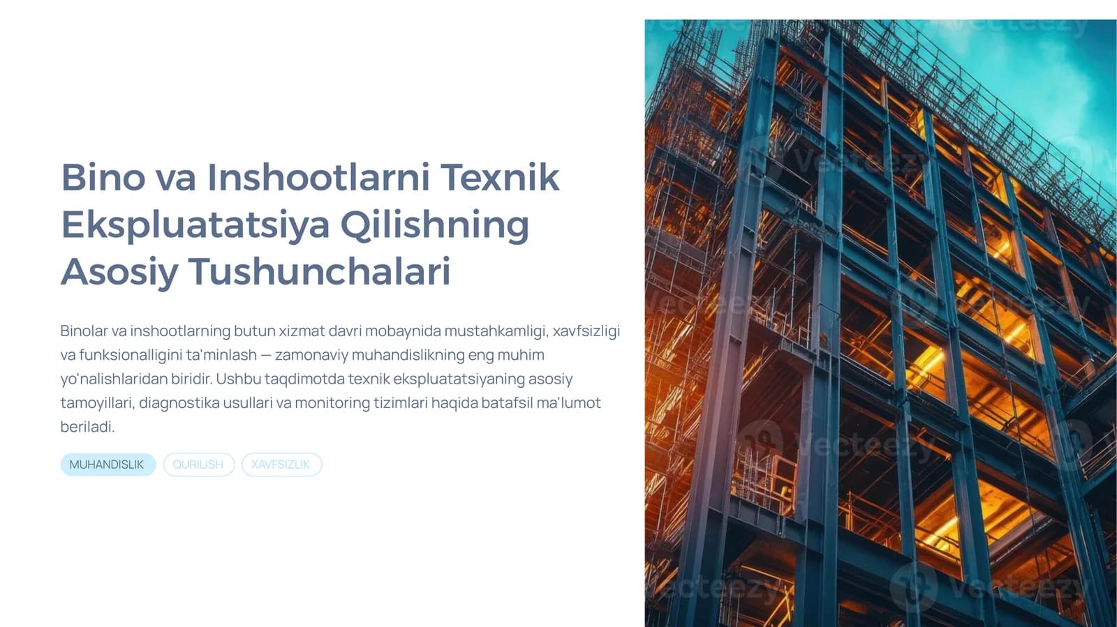 Bino va Inshootlarni Texnik Ekspluatatsiya Qilishning Asosiy Tushunchalari.pptx