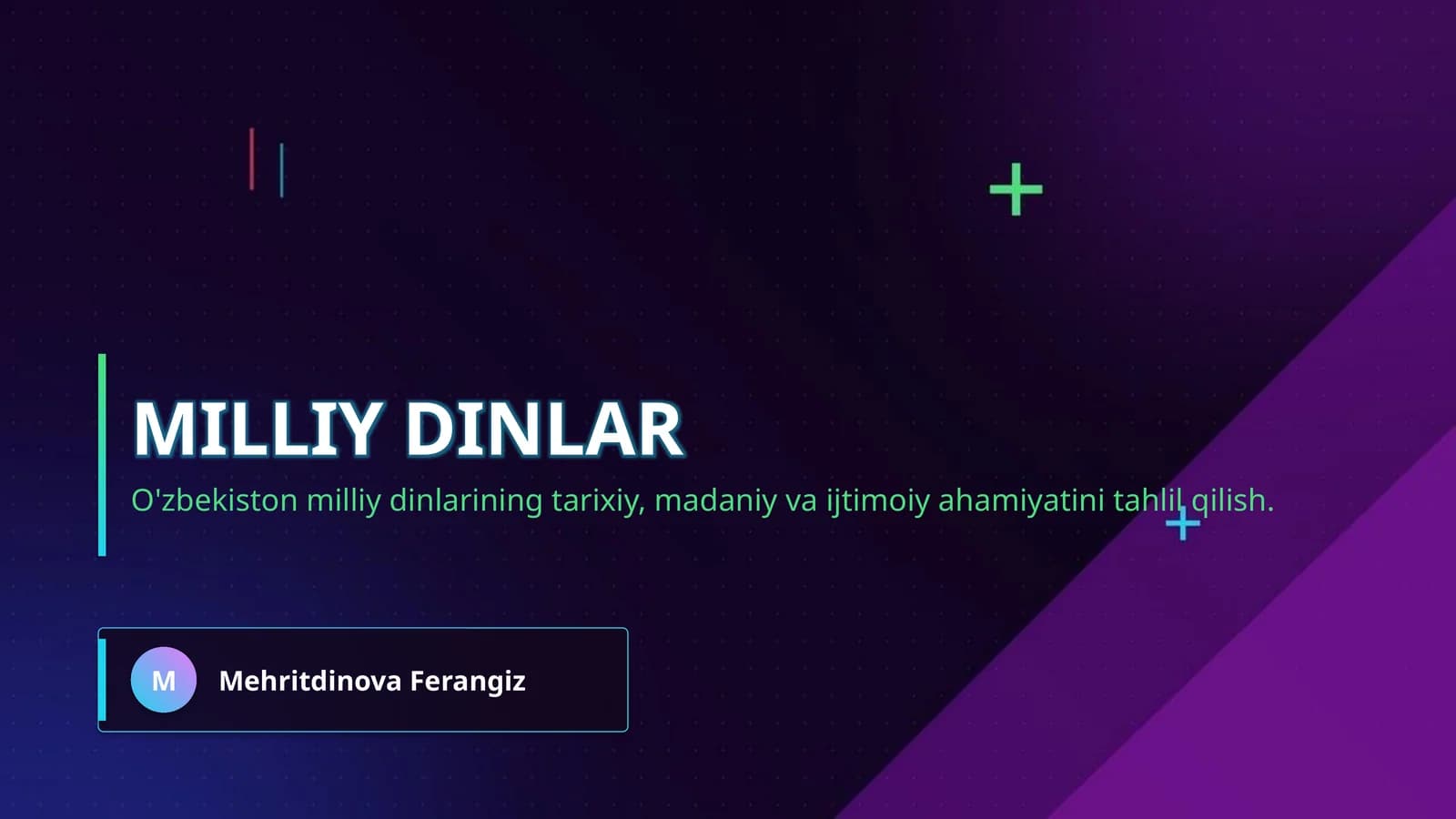 Milliy dinlar