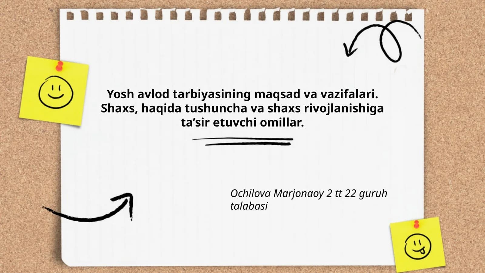 Yosh avlod tarbiyasining maqsadlari