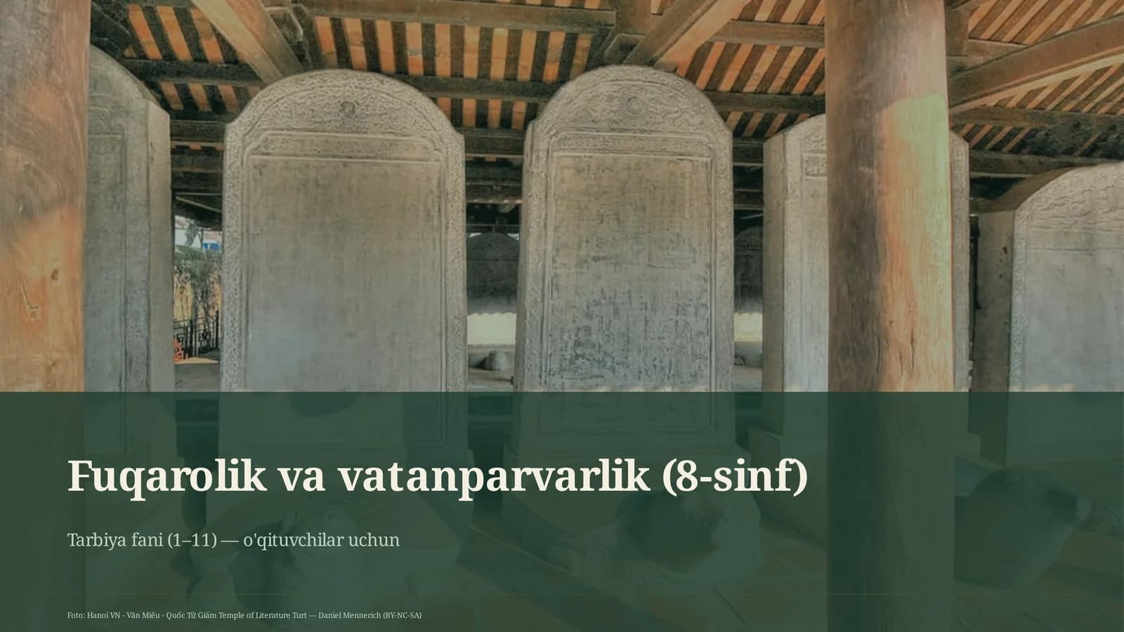 Fuqarolik va vatanparvarlik (8-sinf)