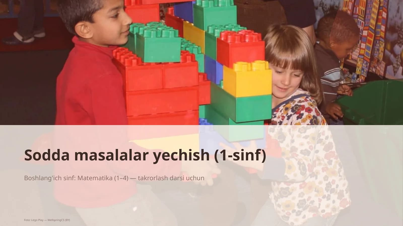 Sodda masalalar yechish (1-sinf)