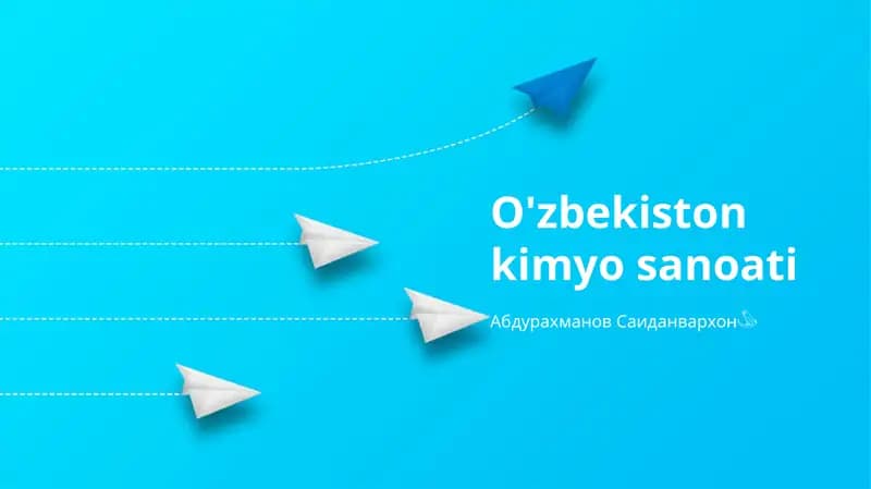 O'zbekiston kimyo sanoati