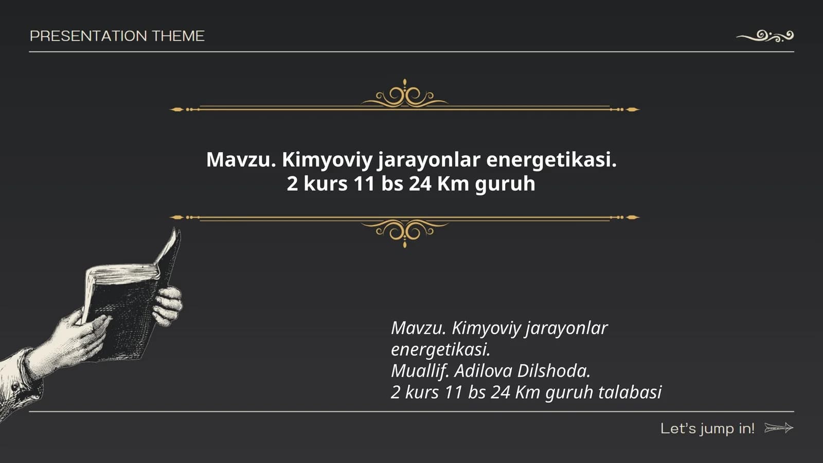 Kimyoviy jarayonlar energetikasi