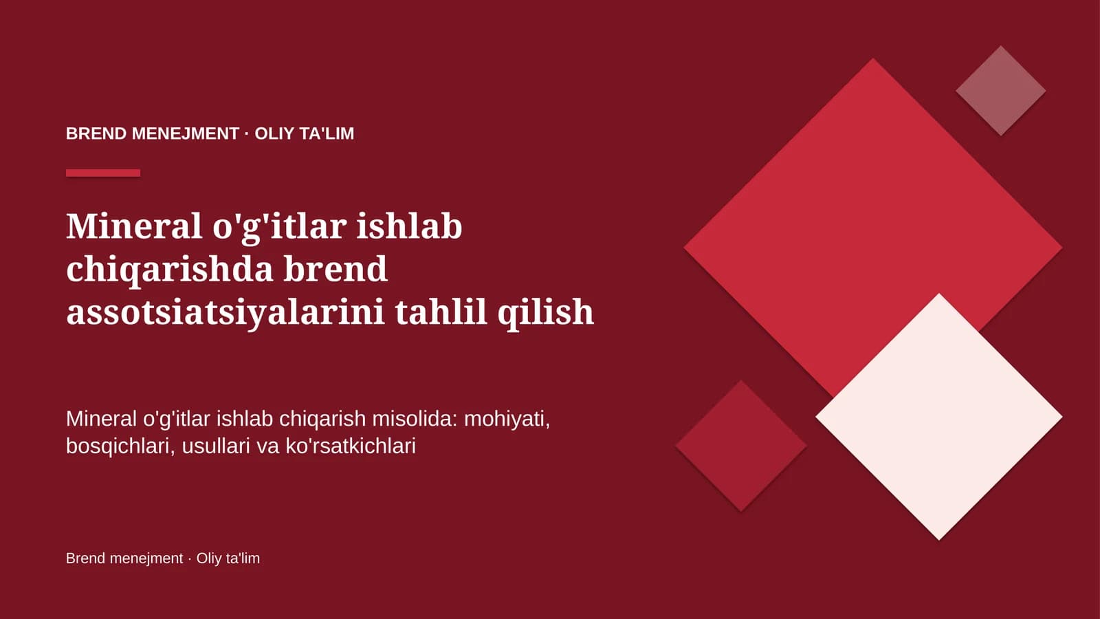 mineral o'g'itlar ishlab chiqarishda brend assotsiatsiyalarini tahlil qilish 6827