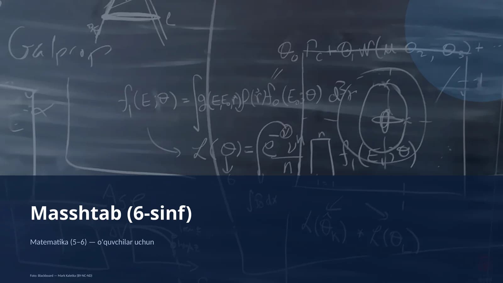 Masshtab (6-sinf)