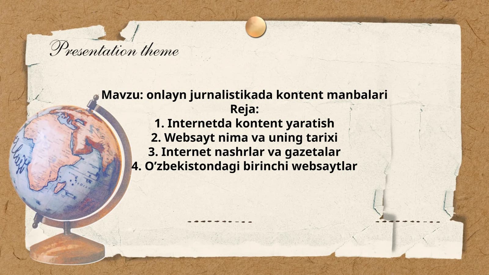 onlayn jurnalistikada kontent manbalari