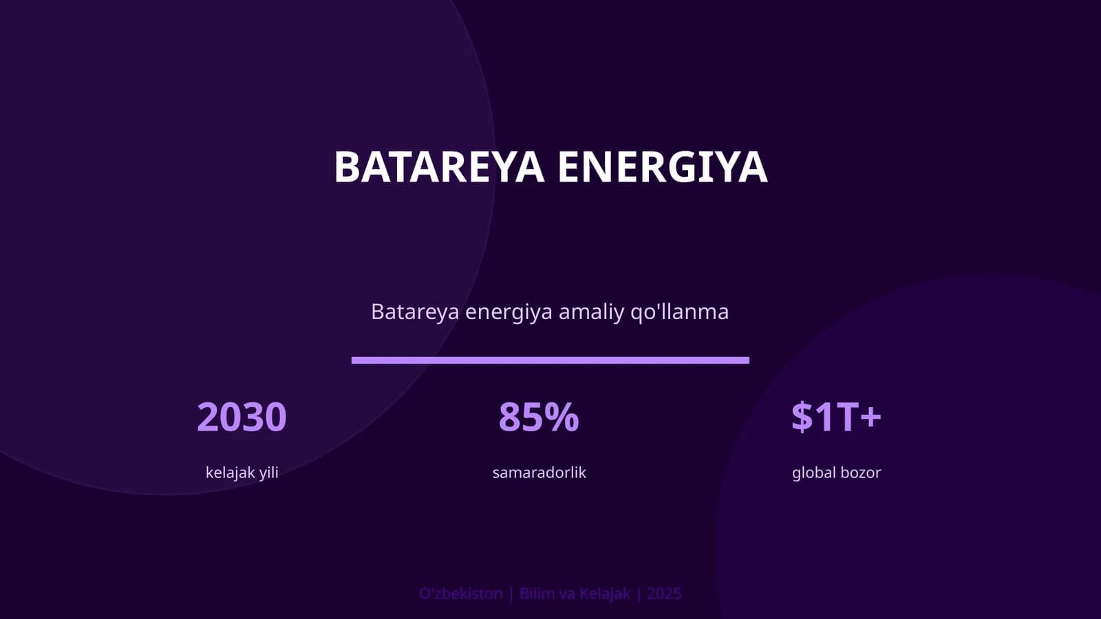 Batareya energiya