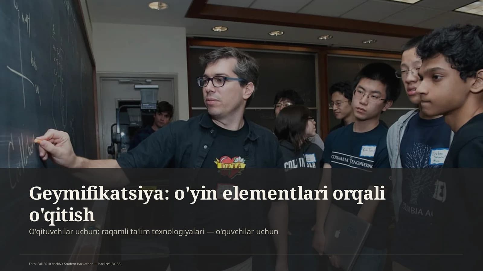 O'yin elementlari orqali o'qitish