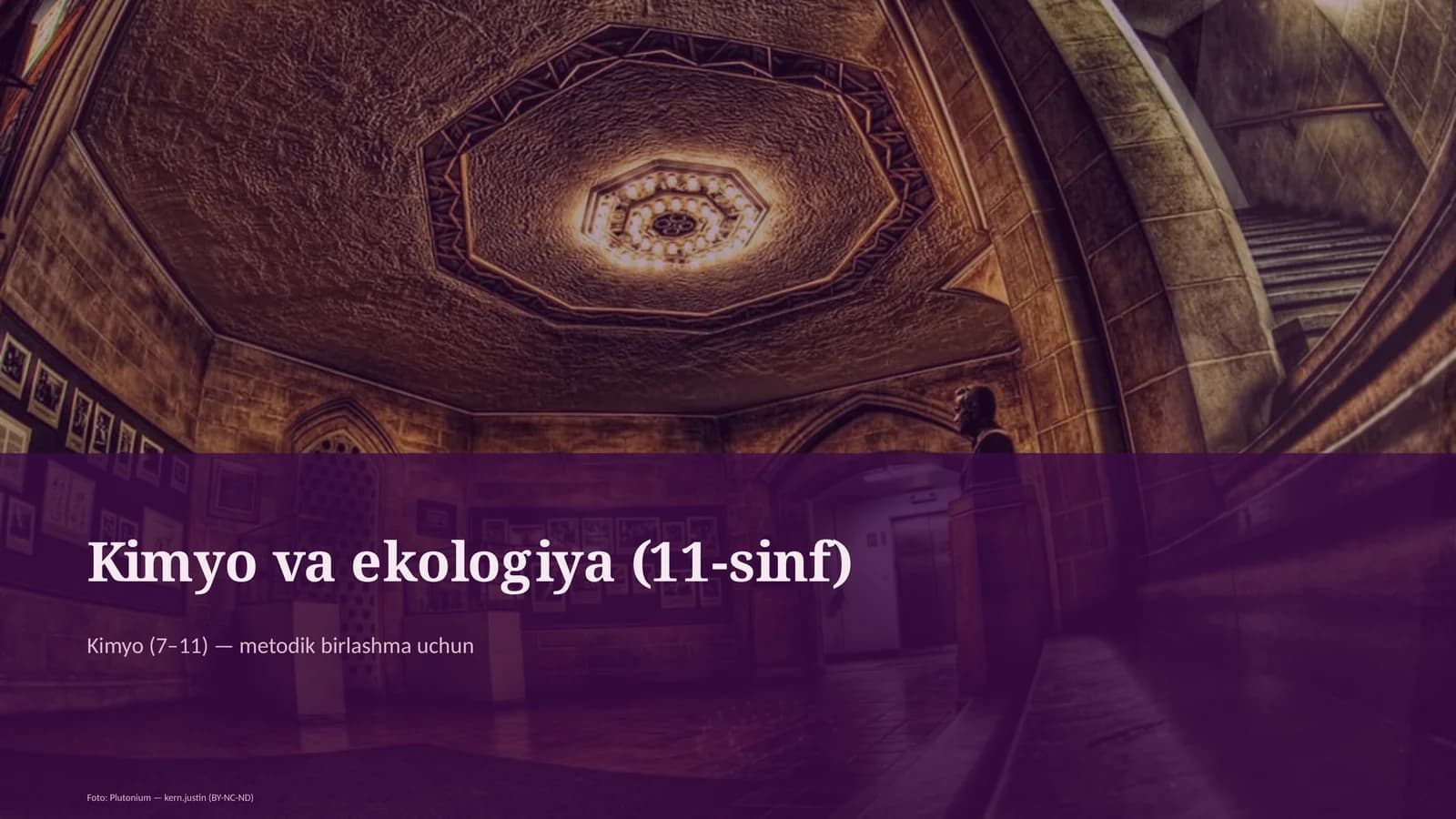 Kimyo va ekologiya (11-sinf)