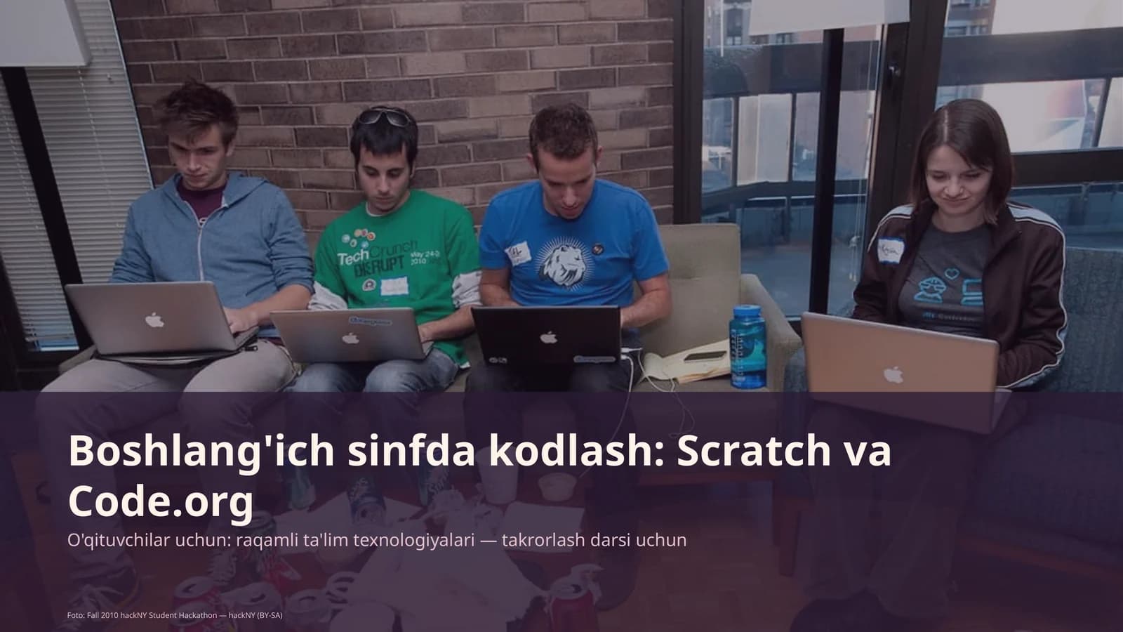 Boshlang'ich sinfda kodlash: Scratch va Code.org