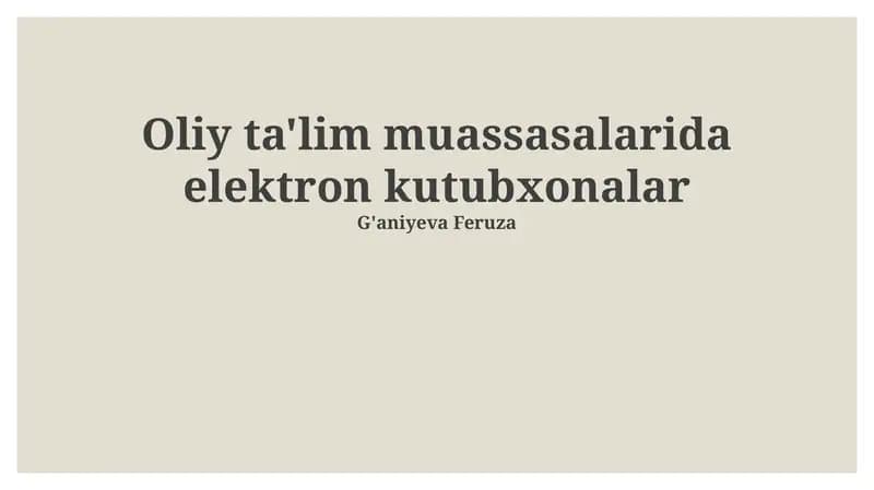 Elektron kutubxonalar