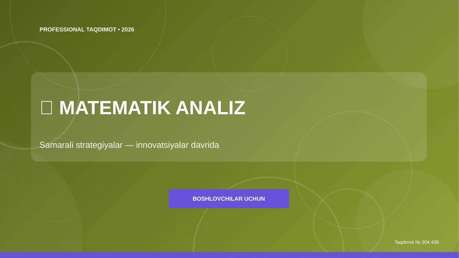 MATEMATIK ANALIZ