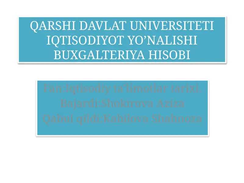 Yangi O’zbekiston strategiyasi